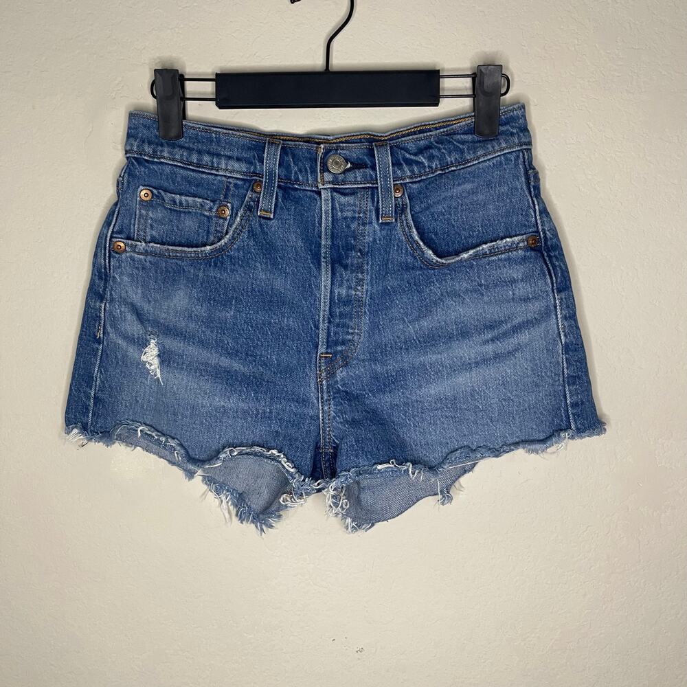 Levi’s 501 Denim Cutoff Button Fly Shorts Women’s - Size W26